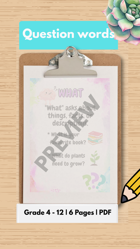 Question words